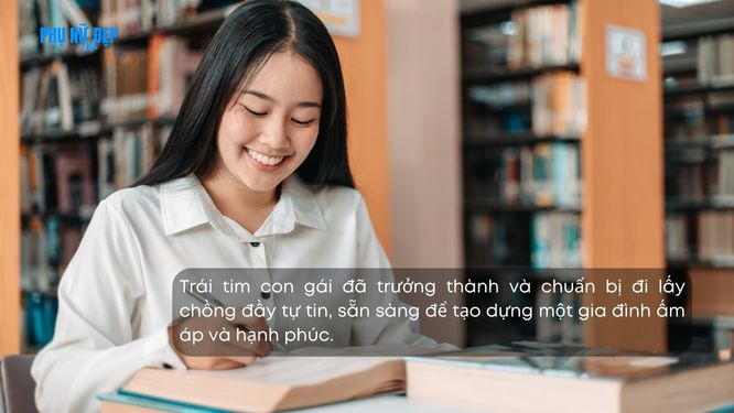 Cap hay về con gái trưởng thành chuẩn bị đi lấy chồng