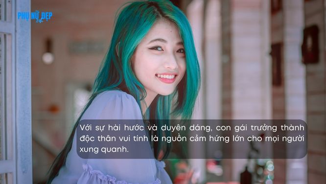 Cap hay về con gái trưởng thành, độc thân vui tính