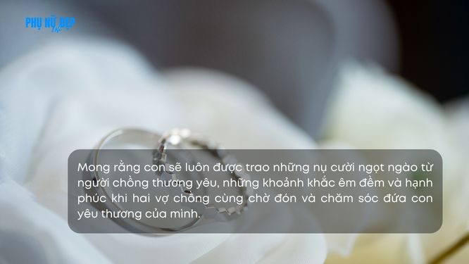 Lời chúc con gái đi lấy chồng sớm sinh quý tử