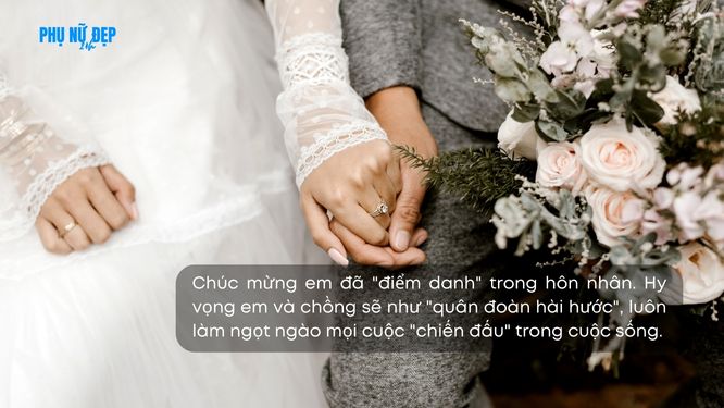 Lời chúc đám cưới em gái hài hước, độc đáo