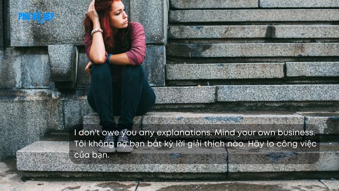 Những câu nói lạnh lùng của con gái bằng tiếng Anh