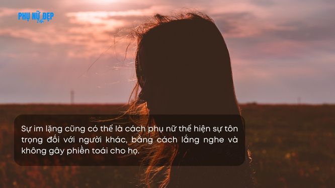 Stt khi phụ nữ im lặng với bạn bè, hội chị em