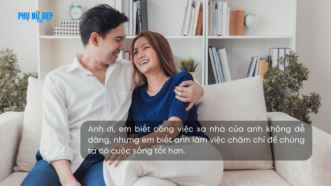 Stt thương chồng vất vả khi đi làm xa nhà