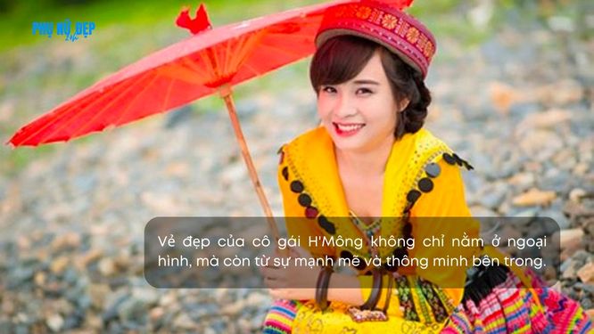 Stt về cô gái dân tộc H'Mông dễ thương, xinh đẹp