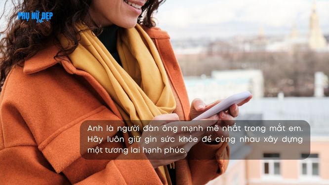Những tin nhắn yêu thương gửi chồng thật nhiều sức khỏe