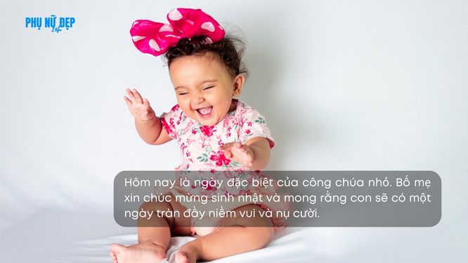 Stt chúc mừng sinh nhật con gái 5 tuổi đăng Facebook, Instagram