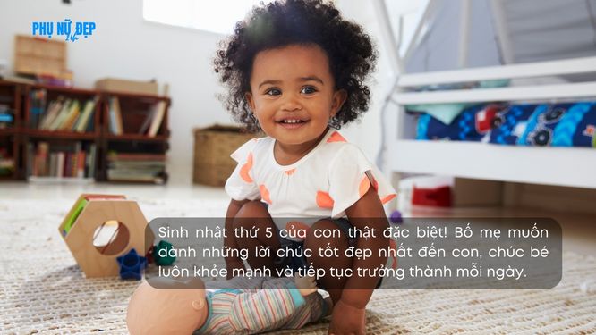 Lời chúc mừng sinh nhật con gái 5 tuổi để ghi vào thiệp cho bé