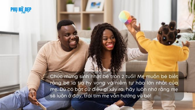 Stt chúc mừng sinh nhật con gái 2 tuổi dành cho mẹ đơn thân