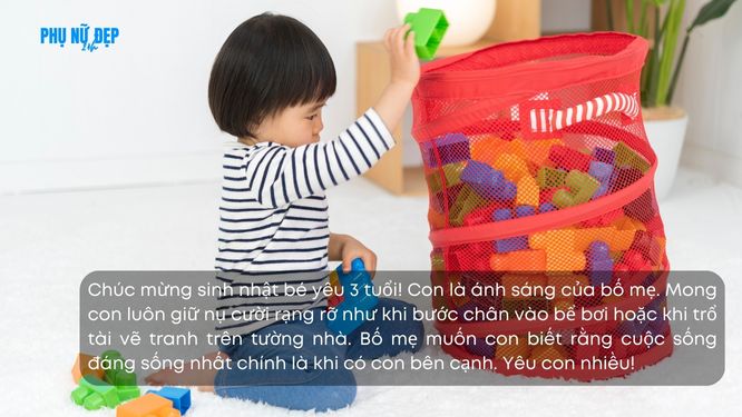 Stt chúc mừng sinh nhật con gái 3 tuổi hài hước, độc đáo
