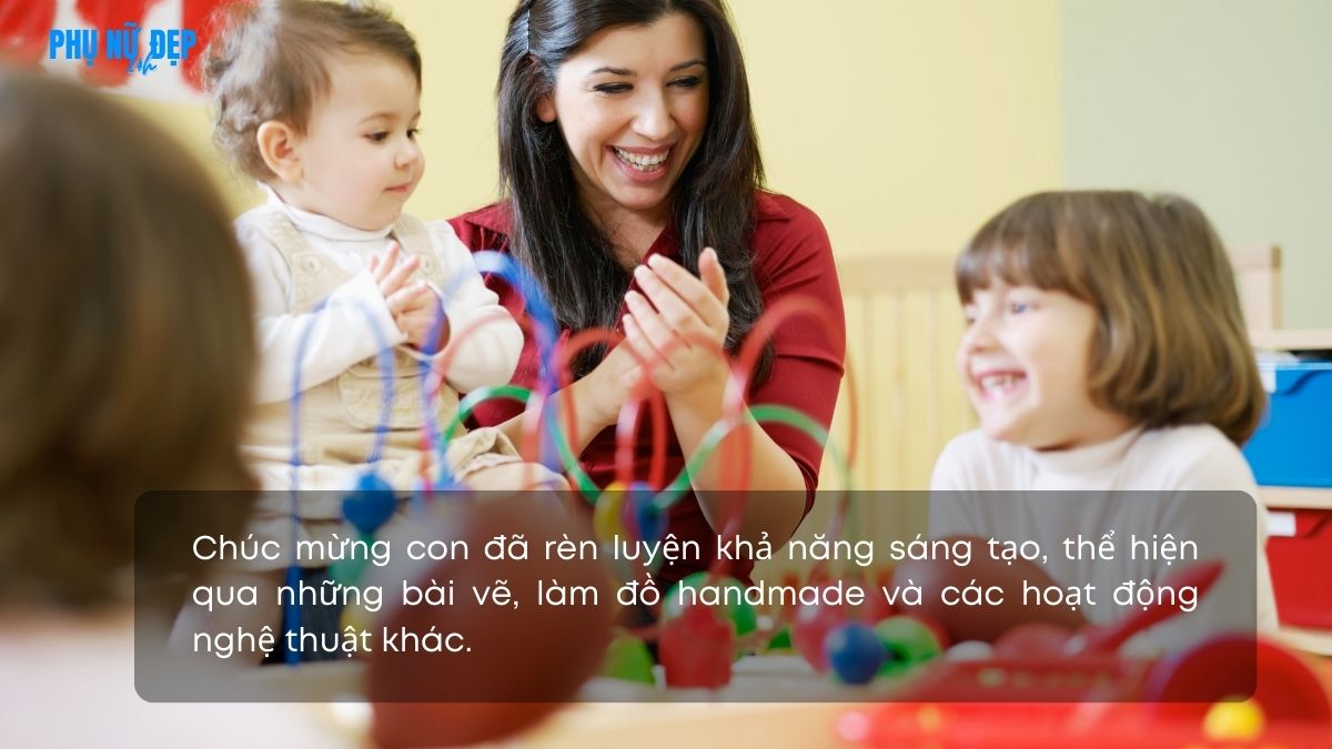 Stt con tốt nghiệp mầm non dành cho bé gái
