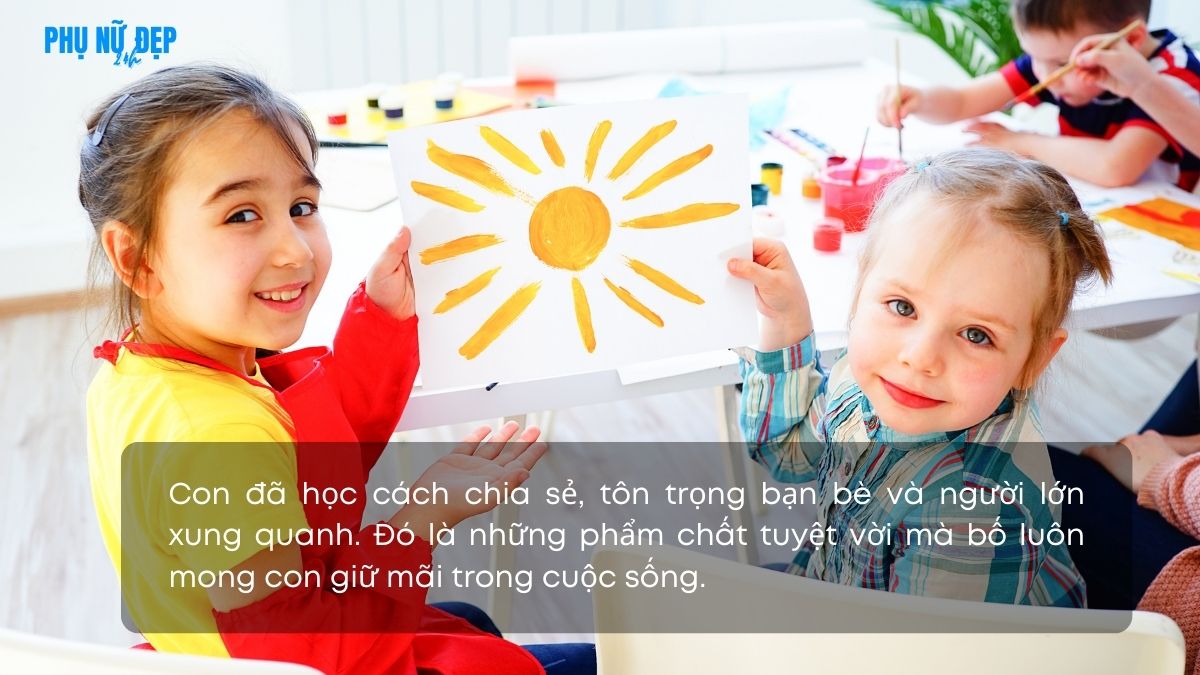 Stt con tốt nghiệp mầm non dành cho bố gà trống nuôi con
