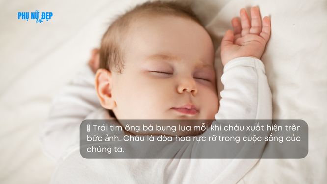 Stt hay khi đăng ảnh trẻ con dành cho ông bà