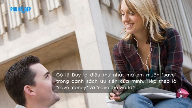 Stt thả thính tên Duy hài hước
