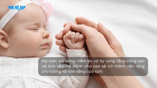 Stt cố gắng vì con dành cho mẹ đơn thân