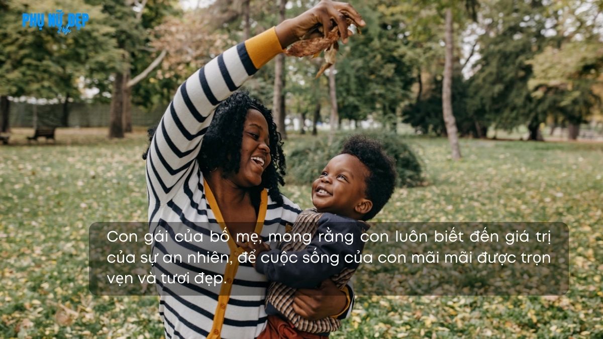 Stt chúc con gái 1 đời an nhiên