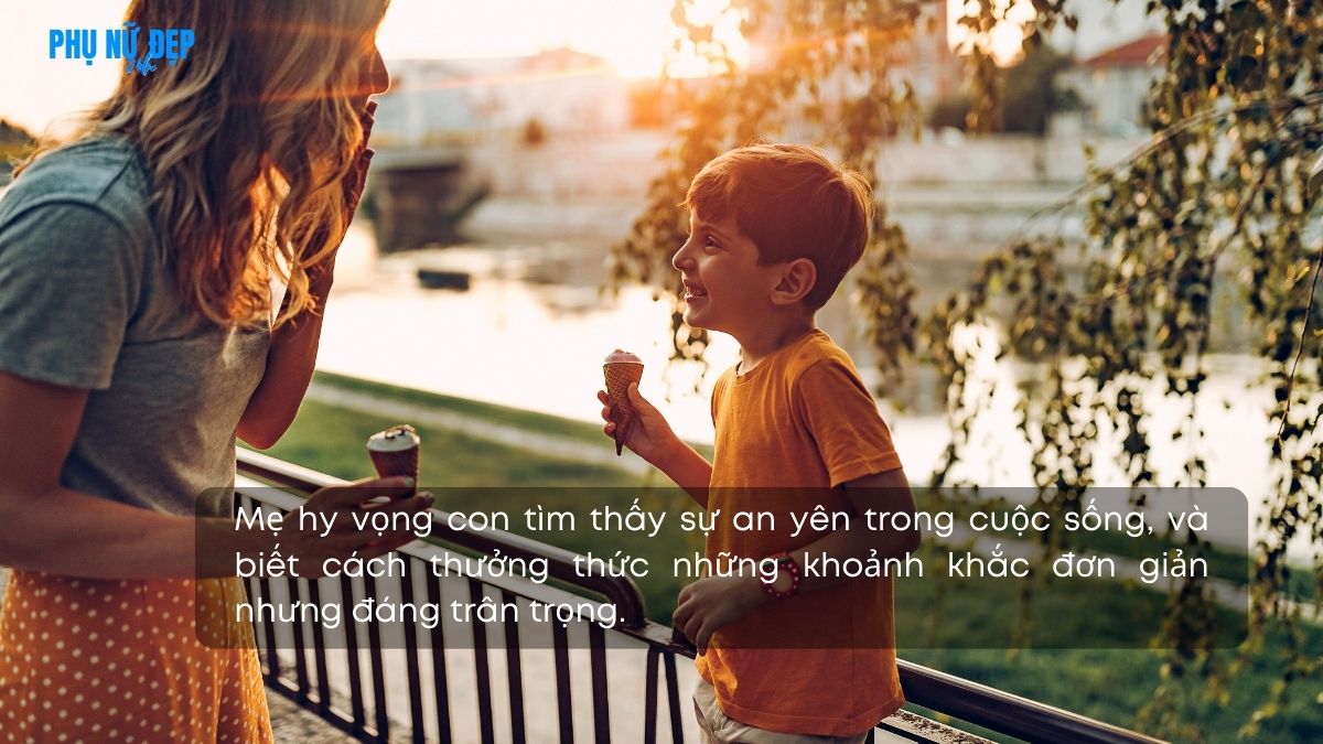 Stt chúc con một đời an nhiên dành cho bà mẹ đơn thân