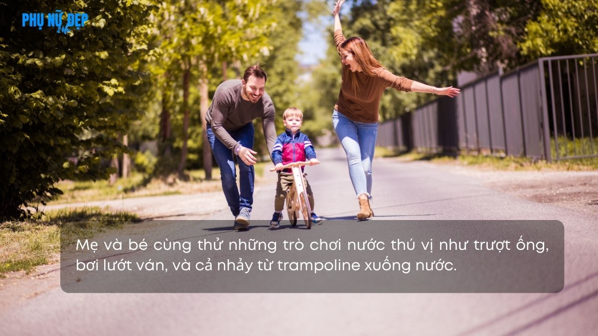 Stt đi chơi cùng các con, cho bé đi chơi nước ngoài