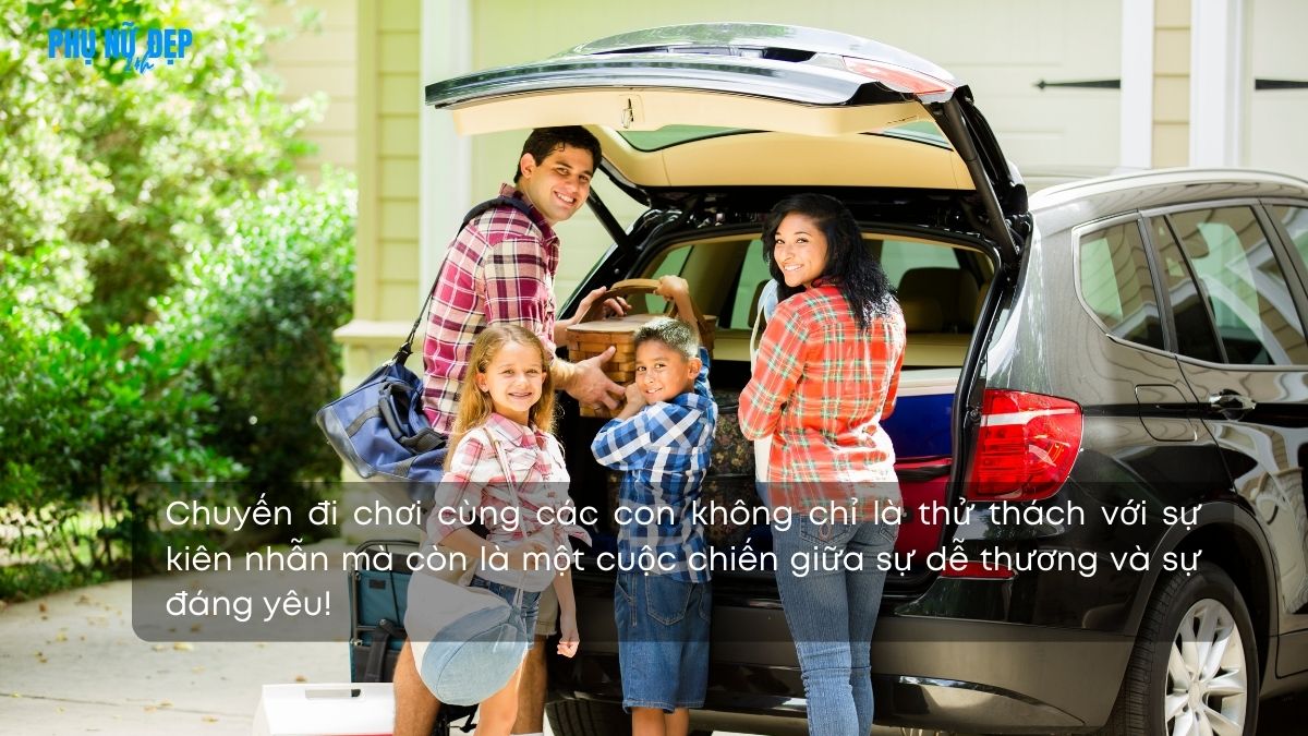 Stt đi chơi cùng các con hài hước, vui nhộn