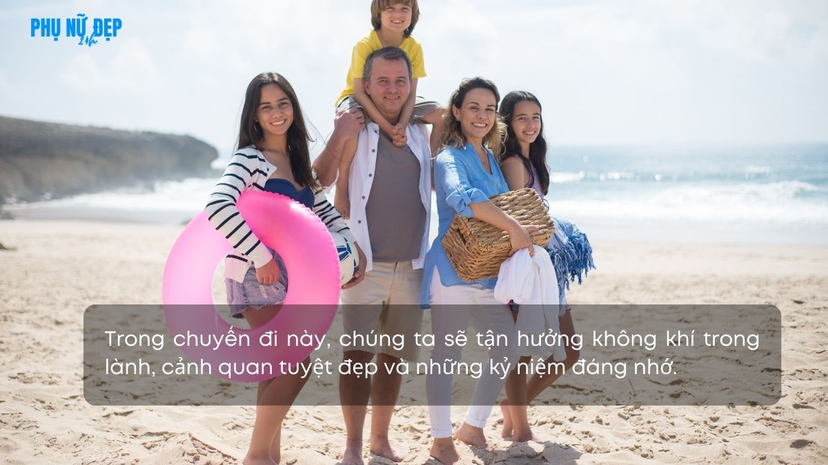 Stt đi chơi xa cùng các con