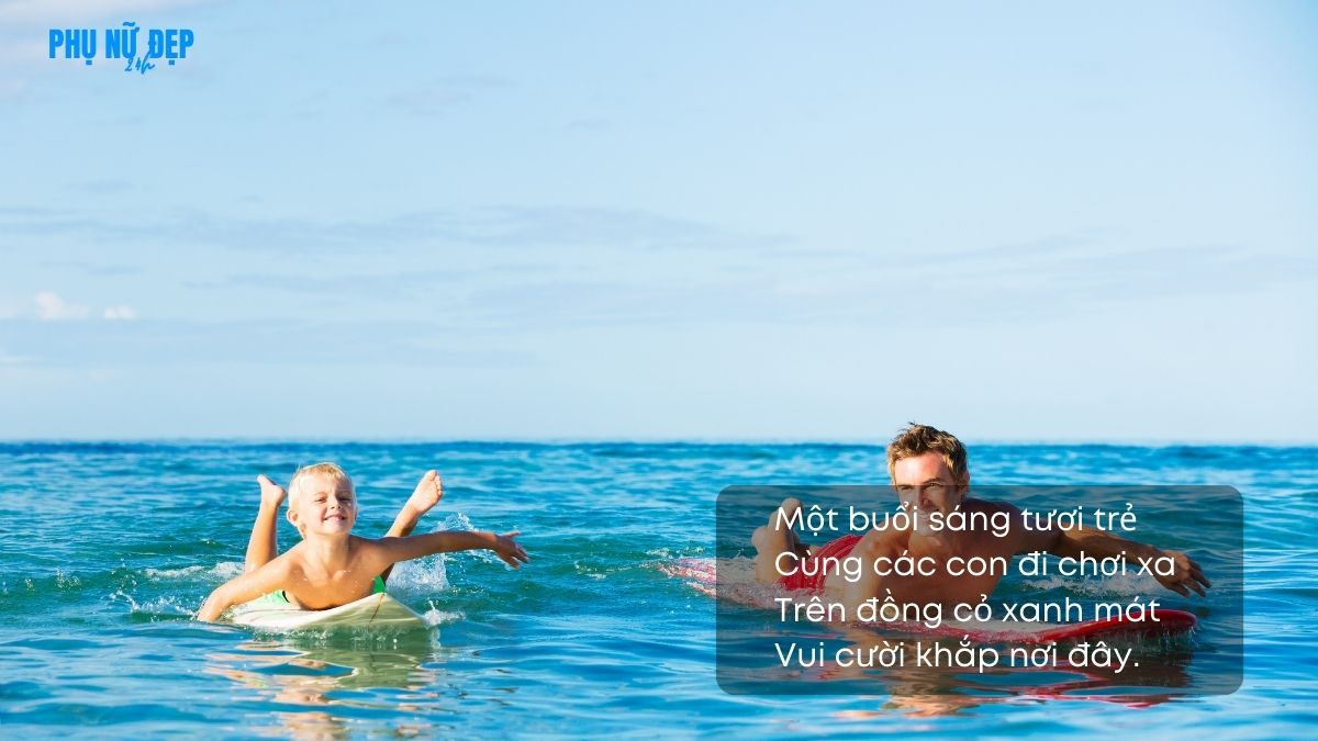 Thơ đi chơi cùng các con