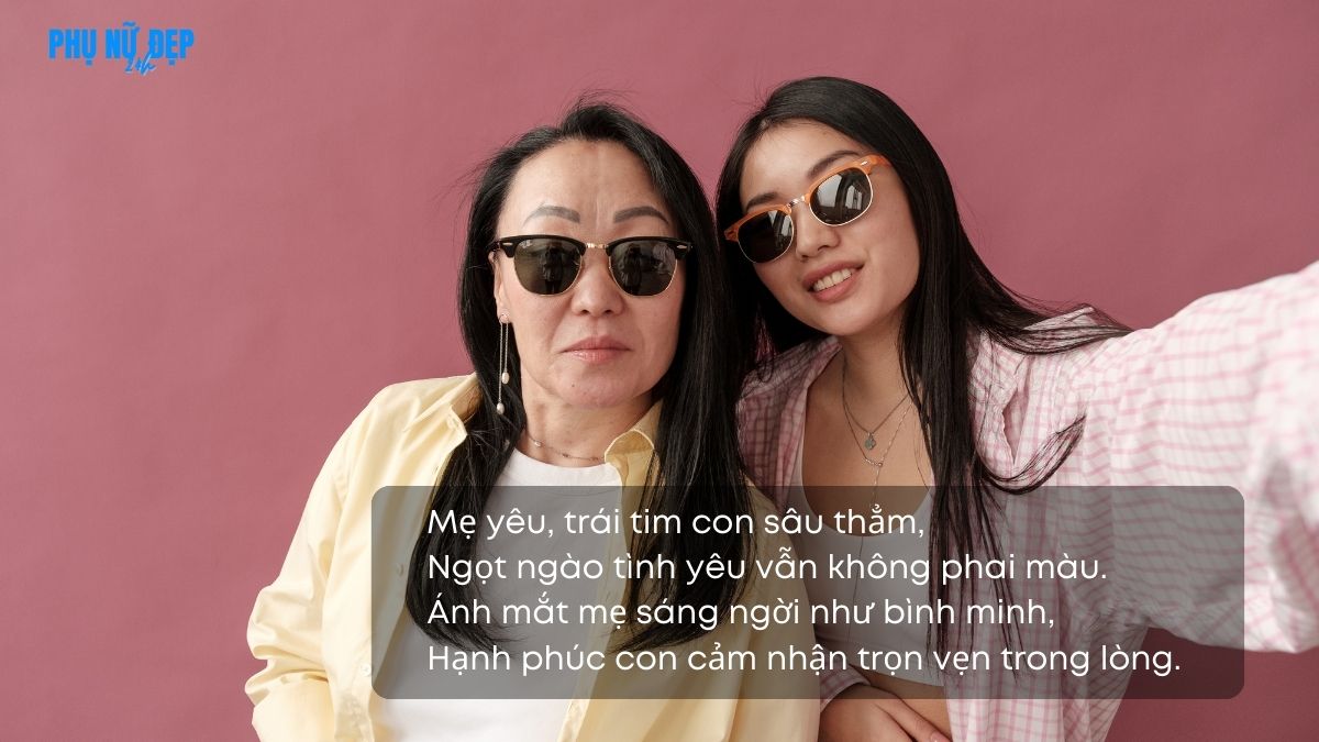 Thơ về mẹ và con gái dễ thương, ý nghĩa