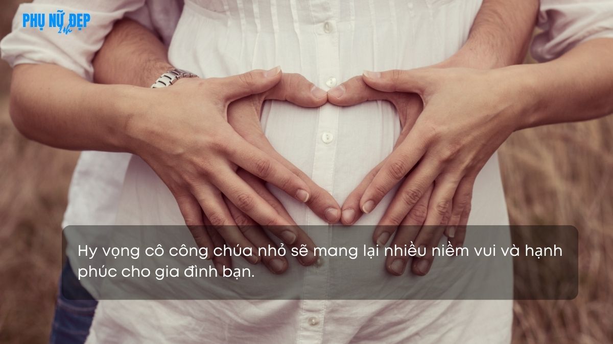 Lời chúc bà bầu sắp sinh, chúc sinh được một nàng công chúa dễ thương