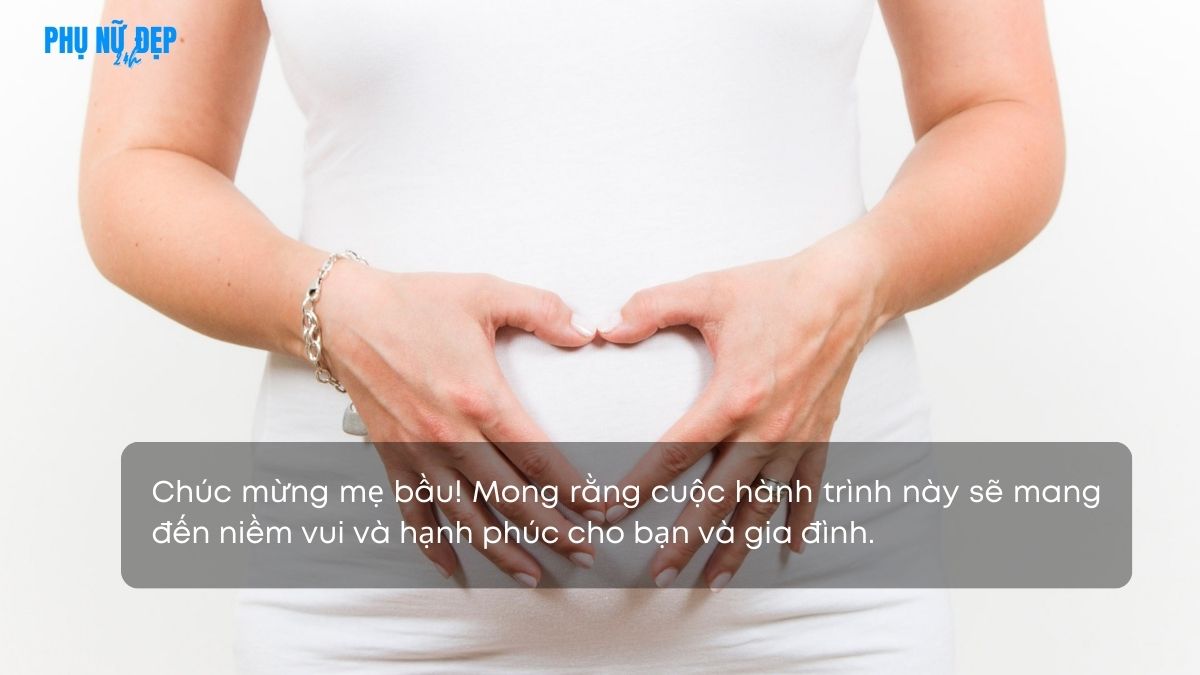 Lời chúc bà bầu sắp sinh, mẹ tròn con vuông