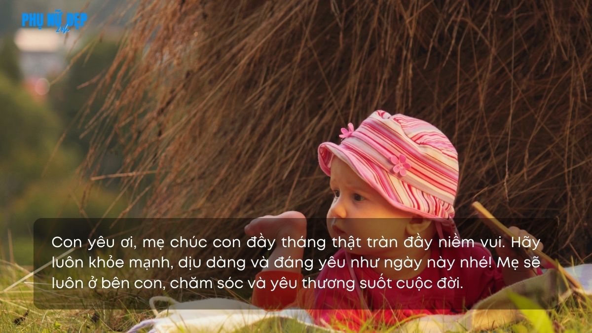 Stt đầy tháng con gái dành cho mẹ đơn thân