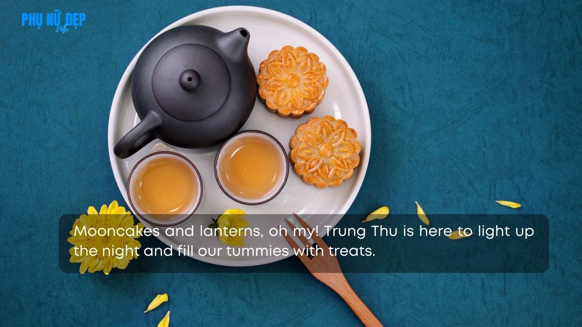 Stt trung thu hài hước cho bé bằng tiếng Anh