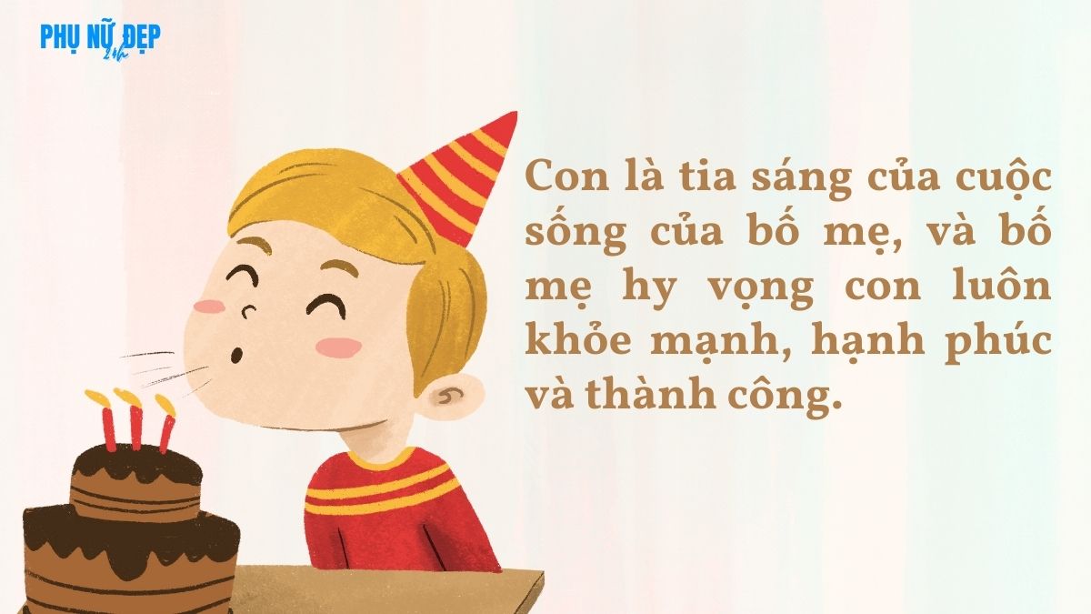 Stt chúc mừng sinh nhật con gái 9 tuổi khỏe mạnh, mau lớn