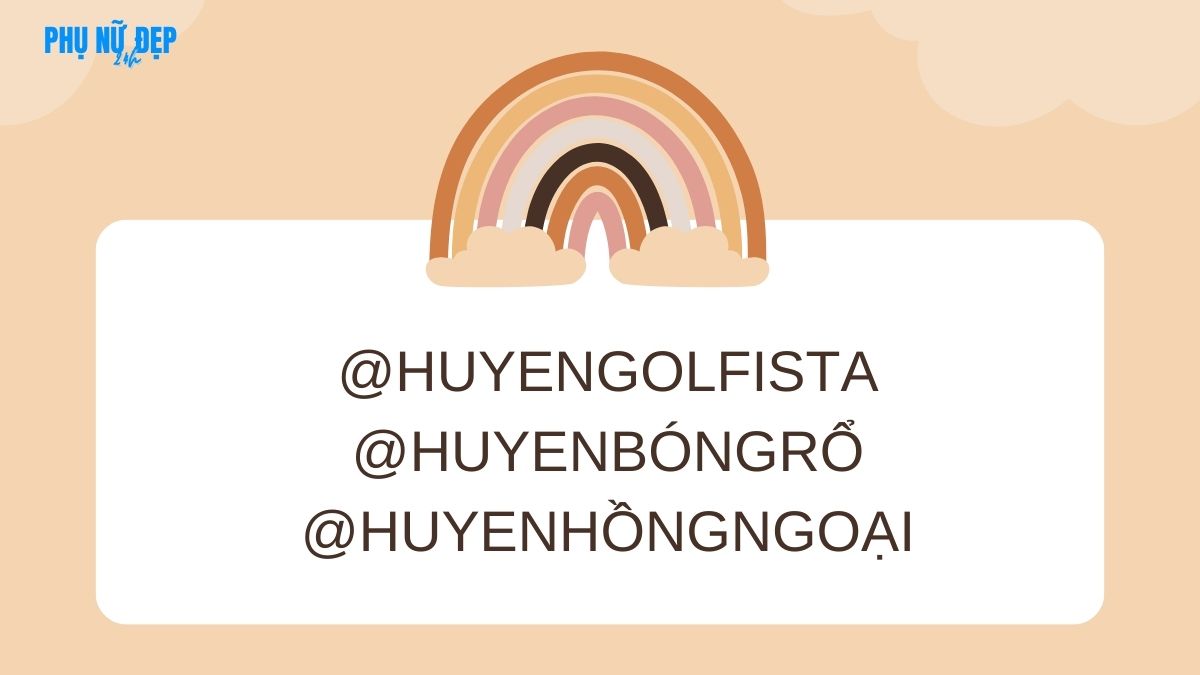 Tên Instagram hay cho tên Huyền theo tên các môn thể thao