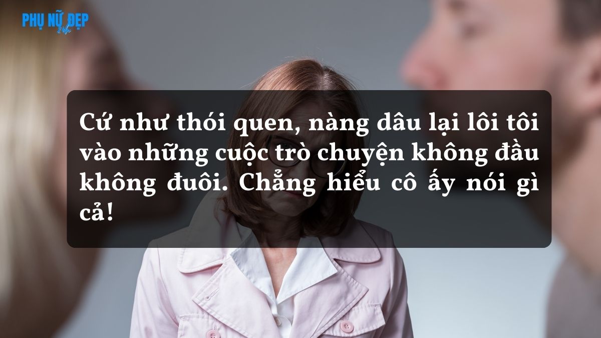 Stt mẹ chồng nói xấu nàng dâu