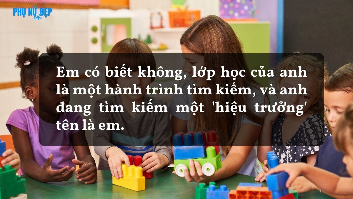 Thả thính bằng nghề giáo viên mầm non